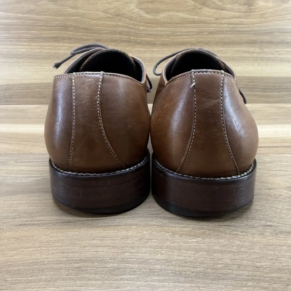 Too Boot New York 9 Adam Derrick Walnut Leather Dress Oxfords